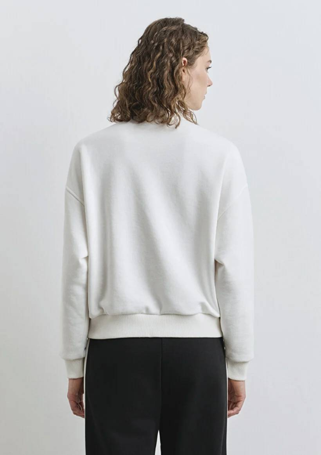 Resim Mavi Logo Baskılı Kadın Sweat M1S10373-70057