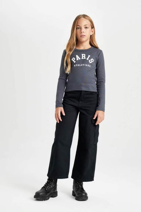 Resim Defacto Kız Çocuk  Sweat D3347A8AR31