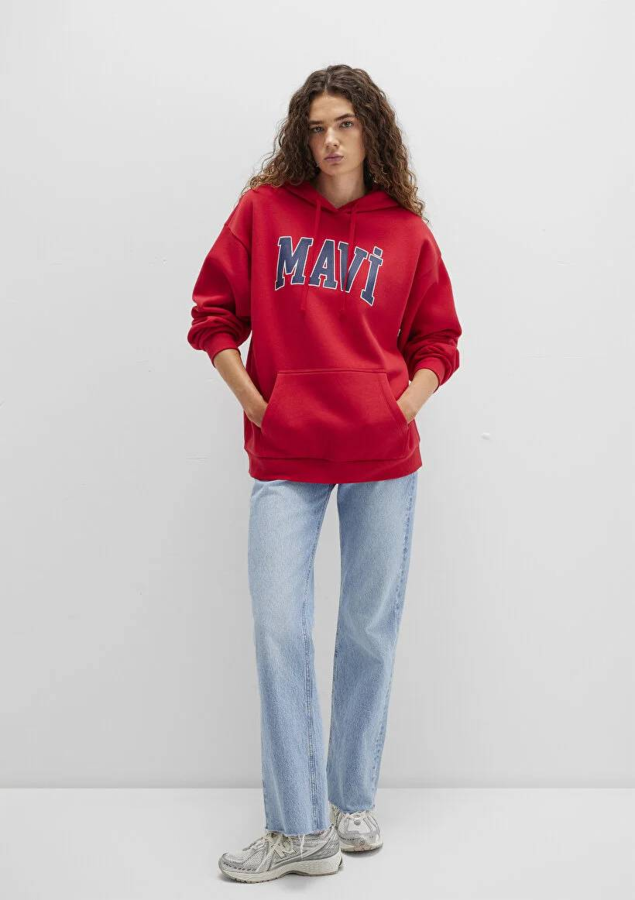 Resim Mavi Logo Kadın Sweat M1600361-82054