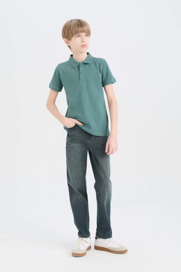 Resim Defacto Erkek Çocuk Kısa Kol T-shirt K1689A6GN469