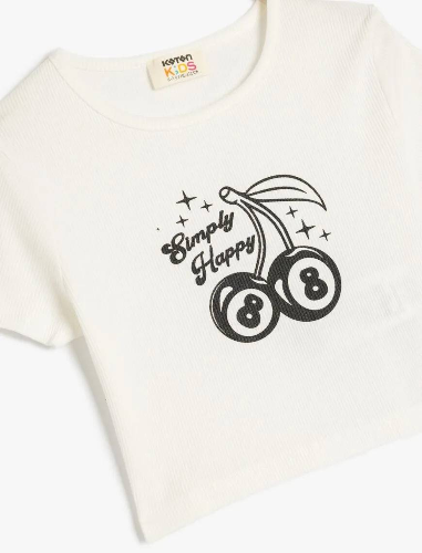 Resim Koton Kız Çocuk T-shirt 5SKG10241AK