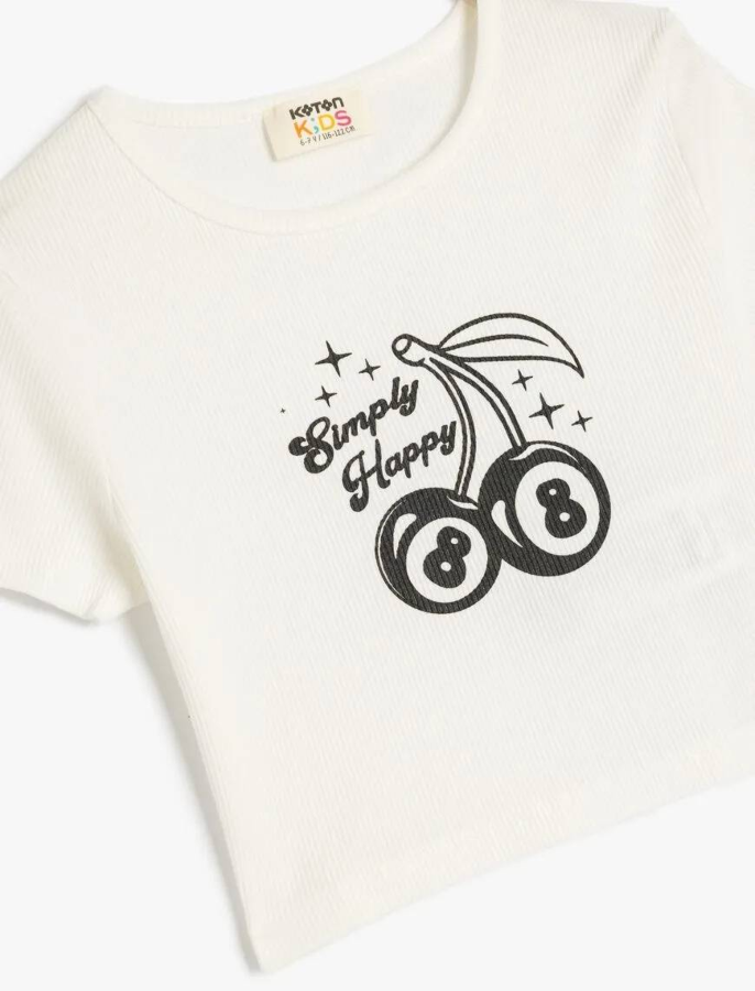 Resim Koton Kız Çocuk T-shirt 5SKG10241AK
