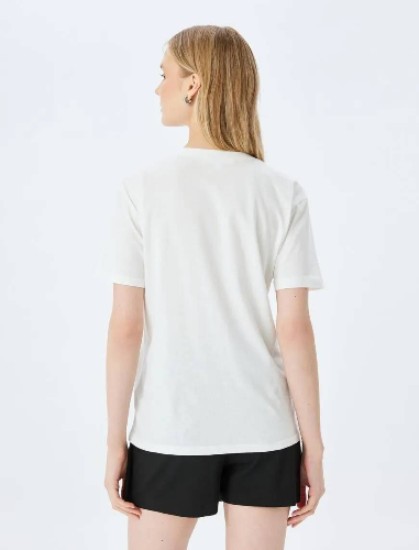 Resim Koton Kadın T-shirt 5SAL10042IK