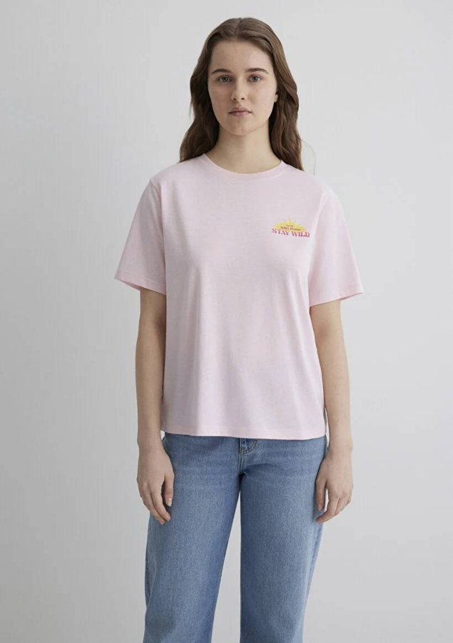 Resim Mavi Regular Kadın  T-shirt M1613169-70989