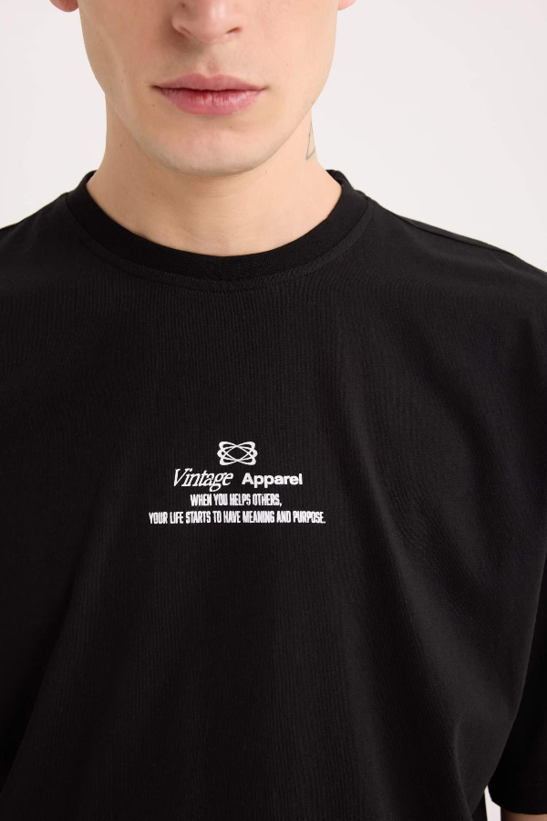 Resim Defacto Erkek  T-shirt D5571AXBK81