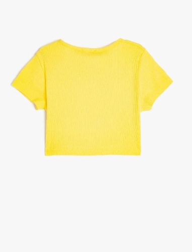 Resim Koton Kız Çocuk Kısa Kol T-shirt 5SKG10252AK