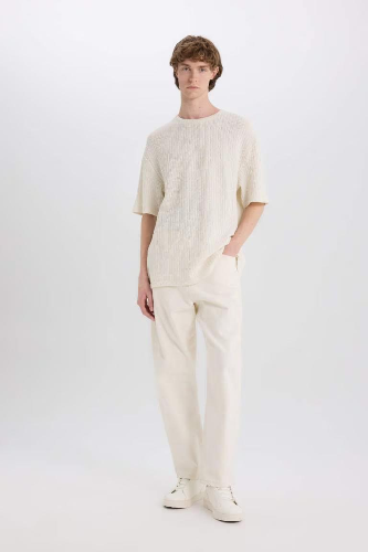 Resim Defacto Erkek  T-shirt C2726AXER238