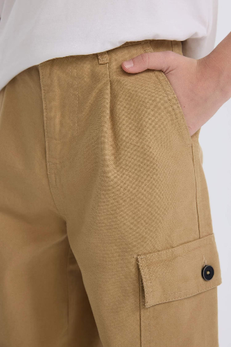 Resim Defacto Erkek Çocuk  Kanvas Pantolon D3406A8/BG739