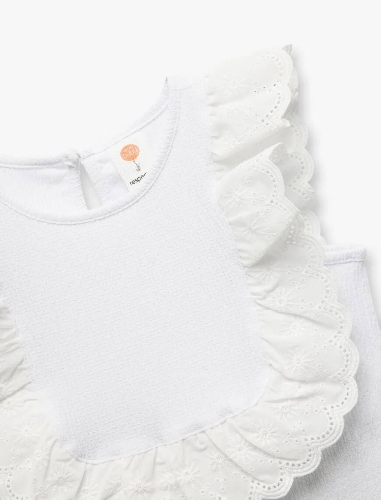 Resim Koton Kız Bebek  T-shirt 5SMG30006AK