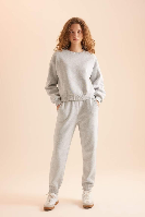 Resim Defacto Kadın  Sweat Takım D8022AX/GR4