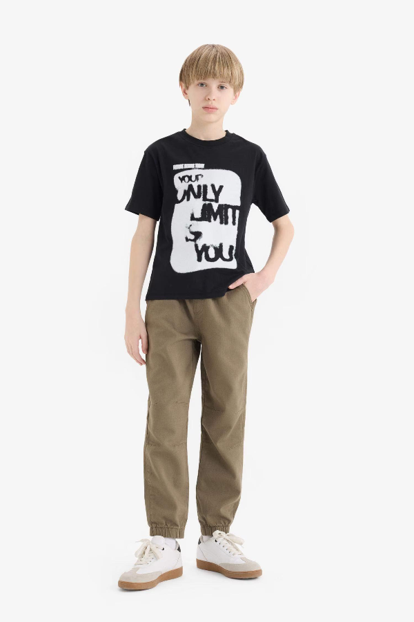 Resim Defacto Erkek Çocuk Kısa Kol T-shirt D9274A8BK81