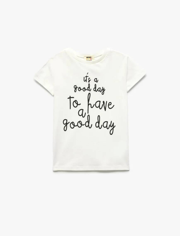 Resim Koton Kız Çocuk T-shirt 5SKG10044AK