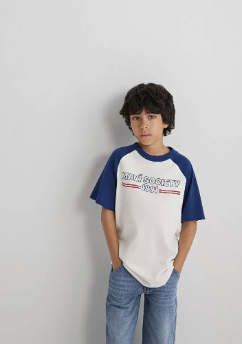 Resim Mavi Athleisure Baskılı Erkek Çocuk Sweat M6610358-85905