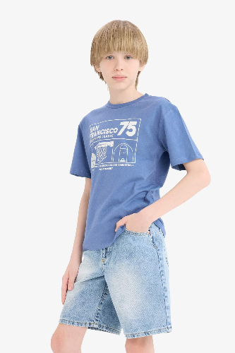 Resim Defacto Erkek Çocuk Kısa Kol T-shirt E6309A8BE341