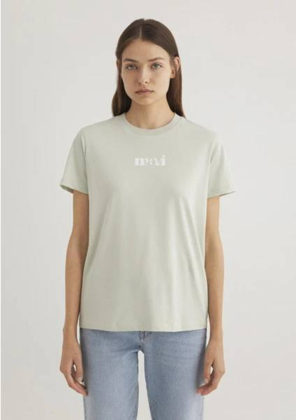 Resim Mavi Logo Kadın T-Shirt M1612241-70148