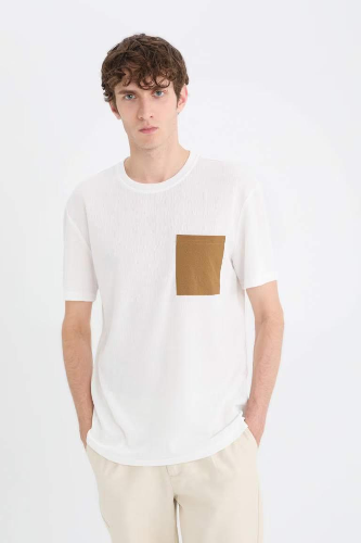 Resim Defacto Erkek  T-shirt B6535AX/WT32