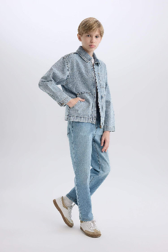 Resim Defacto Erkek Çocuk  Jean Ceket D6588A8/NM28