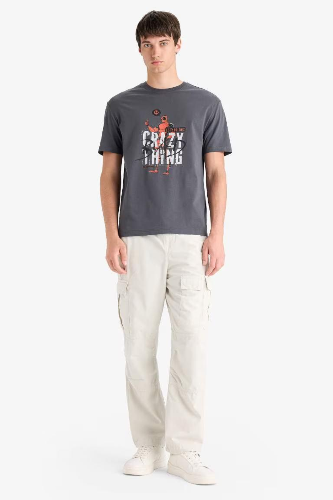 Resim Defacto Erkek  T-shirt E3263AXAR104