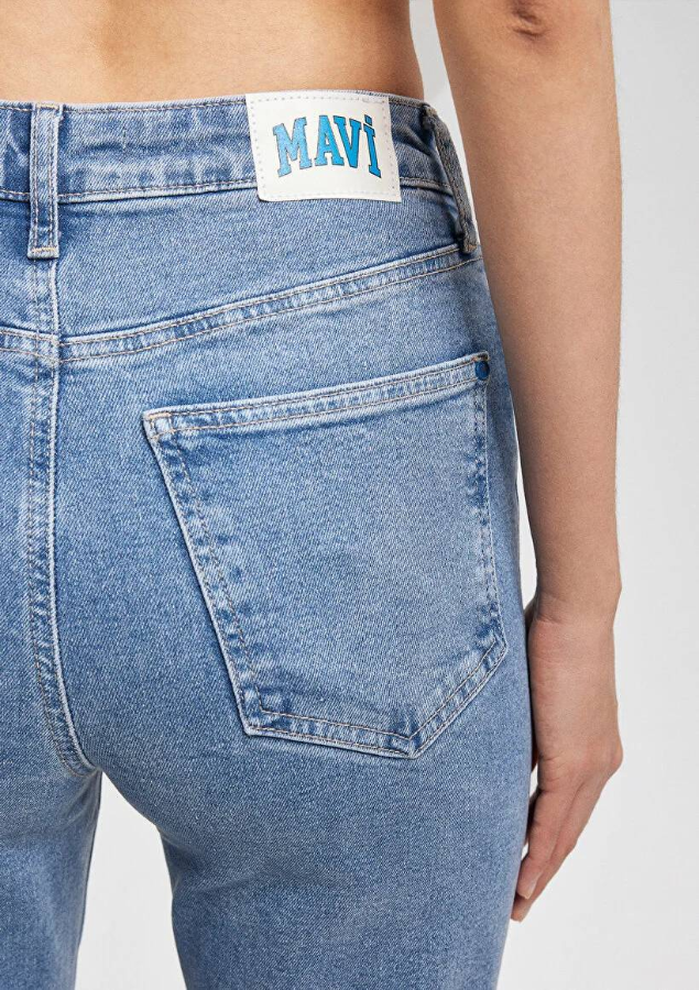 Resim Mavi Kadın Jean
