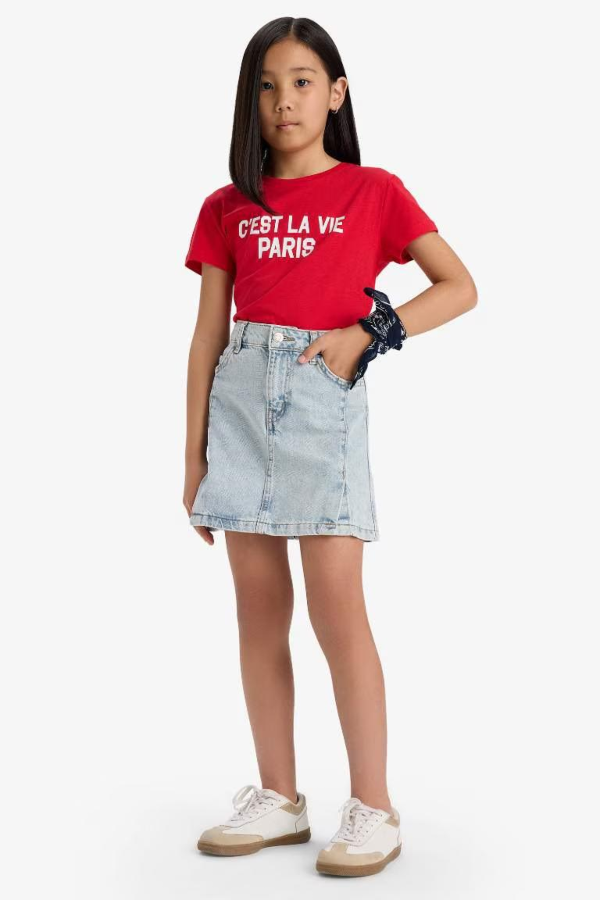 Resim Defacto Kız Çocuk  T-shirt E5894A8/RD282
