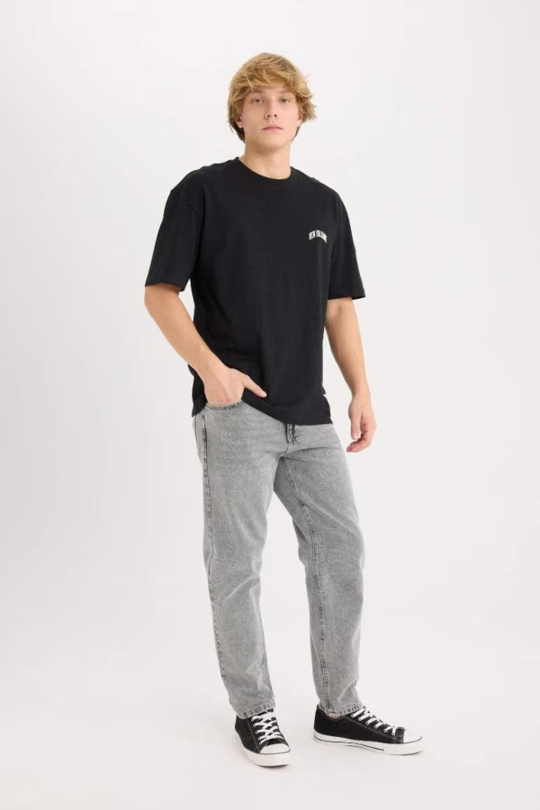 Resim Defacto Erkek  T-shirt D5568AXBK81