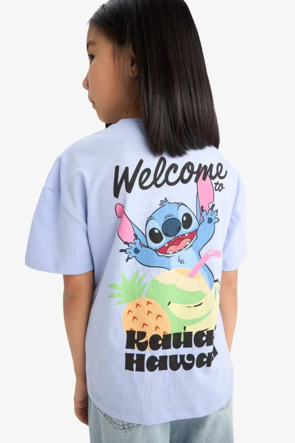 Resim Defacto Kız Çocuk T-shirt E6508A8/PR462