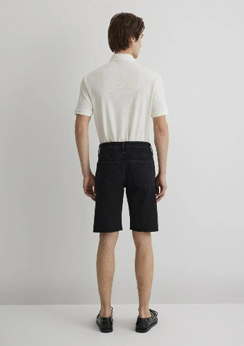 Resim Mavi Slim Straight Erkek Denim Şort M0418484559