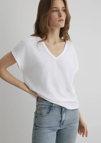 Resim Mavi Regular Kadın  T-shirt M1612380-620