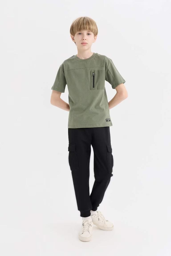 Resim Defacto Erkek Çocuk T-shirt Takım E2820A8KH493