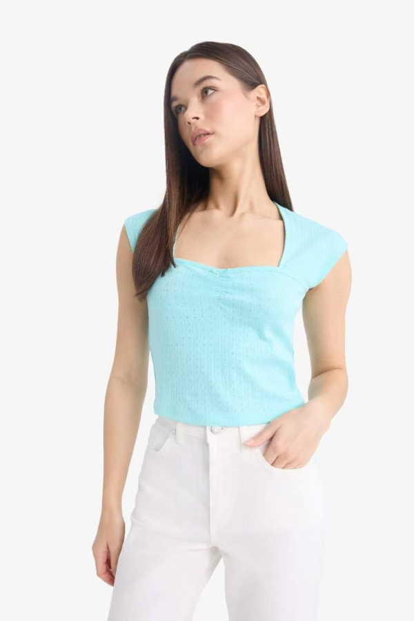 Resim Defacto Kadın T-shirt F2238AX/TR516