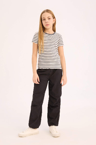 Resim Defacto Kız Çocuk Kısa Kol T-shirt B6692A8GR449
