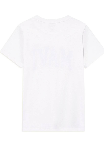 Resim Mavi Logo Baskılı Erkek Çocuk T-Shirt M6610030-620