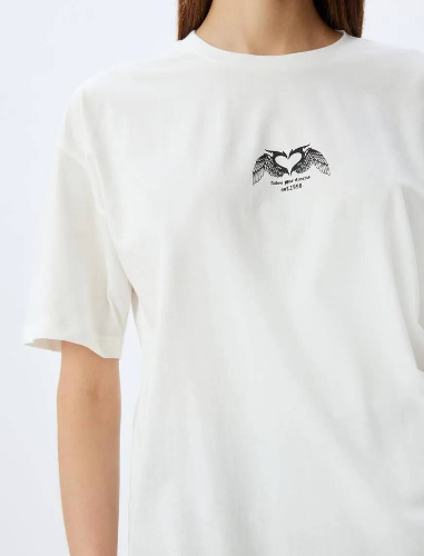 Resim Koton Kadın T-shirt 5SAL10066IK