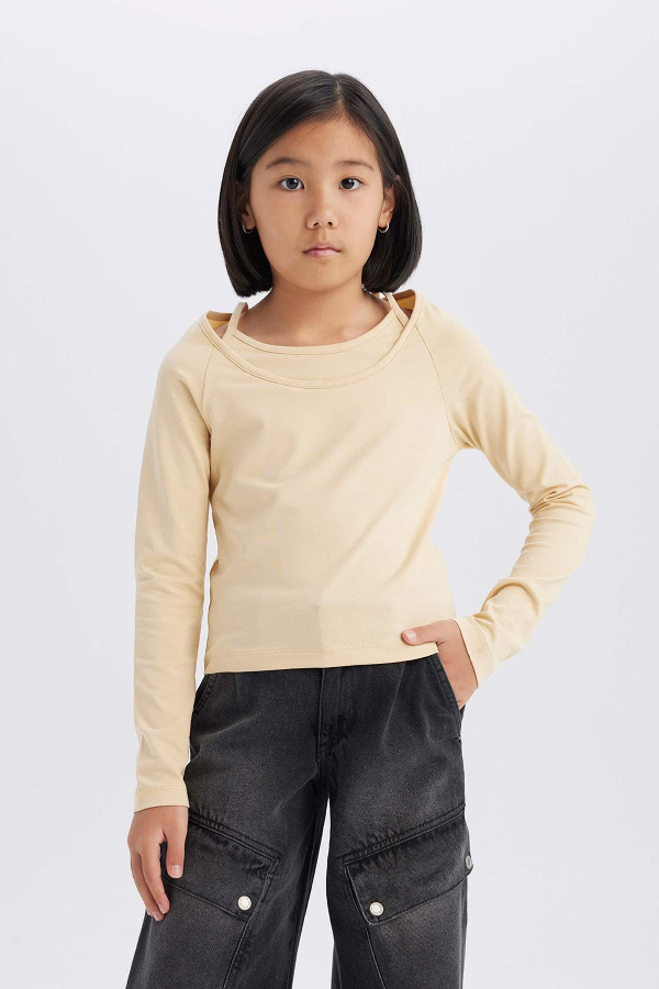 Resim Defacto Kız Çocuk  Sweat D9237A8BG362