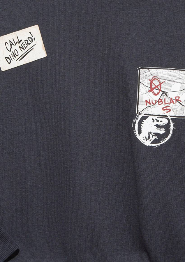 Resim Mavi Jurassic Park Erkek Çocuk Sweat M6S10135-70087