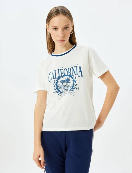 Resim Koton Kadın T-shirt 5SAL10087IK