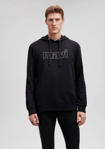 Resim Mavi Erkek Sweat