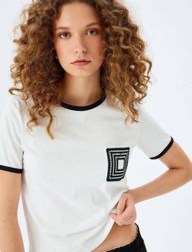 Resim Koton Kadın T-shirt 5SAL10191IK