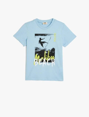 Resim Koton Erkek Çocuk T-shirt 5SKB10046TK