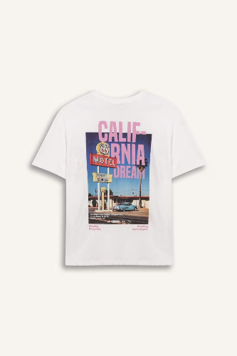 Resim Defacto Kadın T-shirt F4789AX/WT32