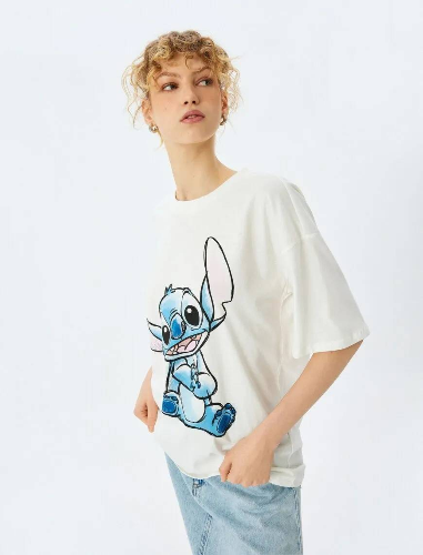 Resim Koton Kadın T-shirt 5SAL10545IK