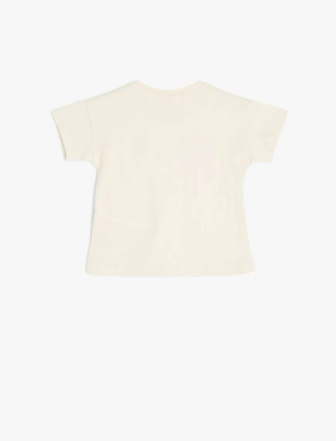 Resim Koton Kız Bebek T-shirt 5SMG10093AK