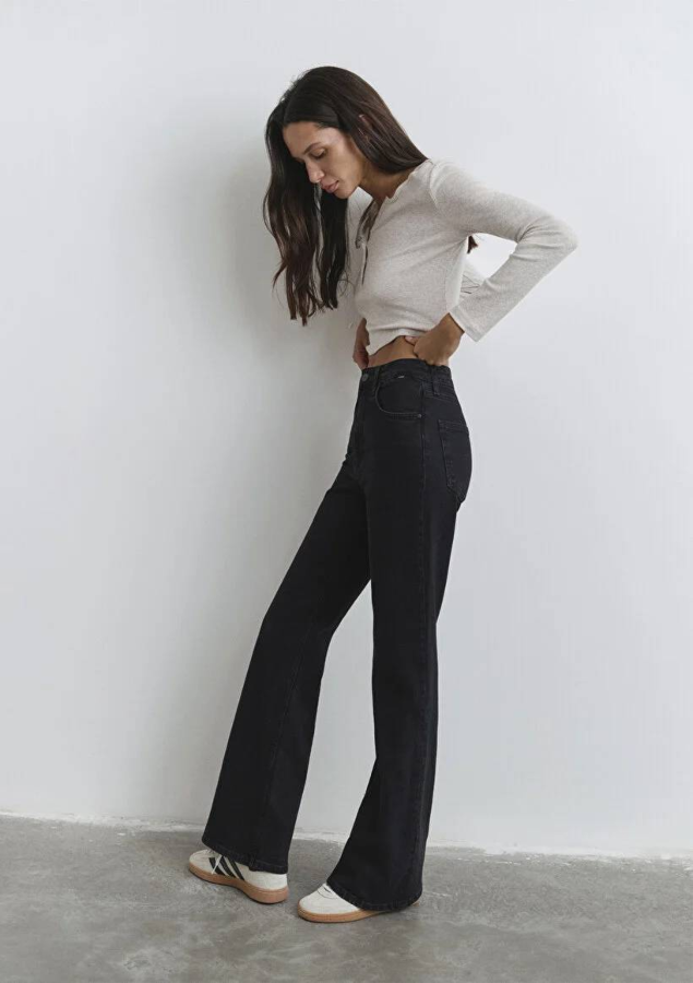 Resim Mavi Los Angeles Kadın Jean Pantolon M1010349-90511