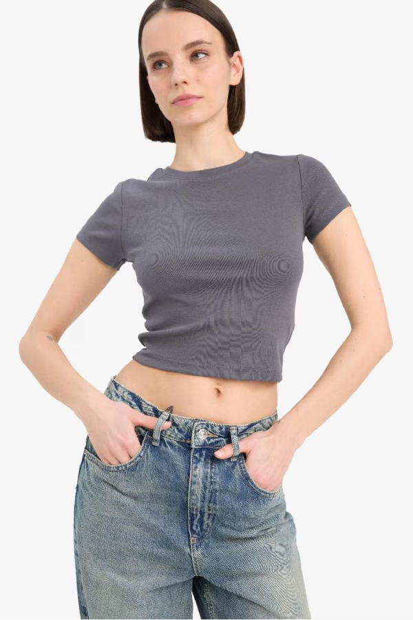 Resim Defacto Kadın T-shirt E0288AX/AR58