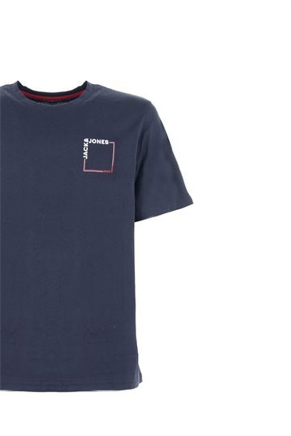 Resim Jack & Jones Jjverner Tee SS Crew Neck Erkek T-shirt 12269314
