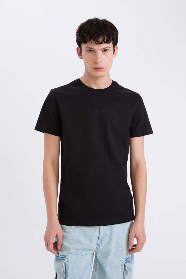 Resim Defacto Erkek  T-shirt D5566AXBK81
