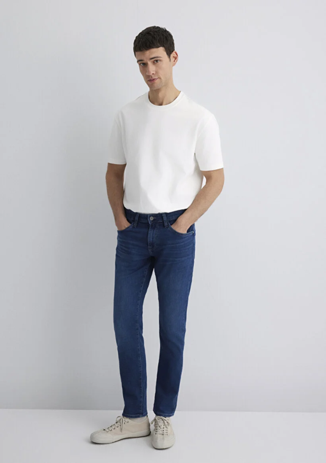 Resim Mavi Jake Erkek Jean Pantolon M0042289280