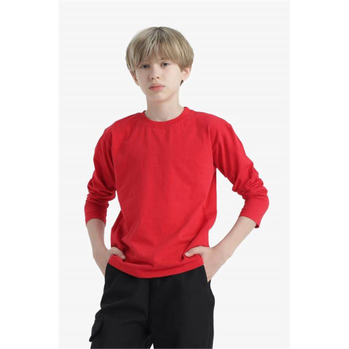Resim Defacto Erkek Çocuk Uzun Kol T-shirt K1686A6/RD117