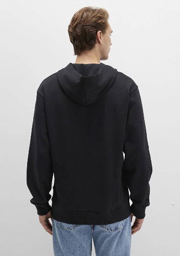 Resim Mavi Kapüşonlu Erkek Sweatshirt M0S10417-900