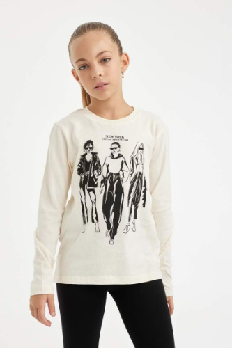 Resim Defacto Kız Çocuk Sweat Takım D3342A8/ER99